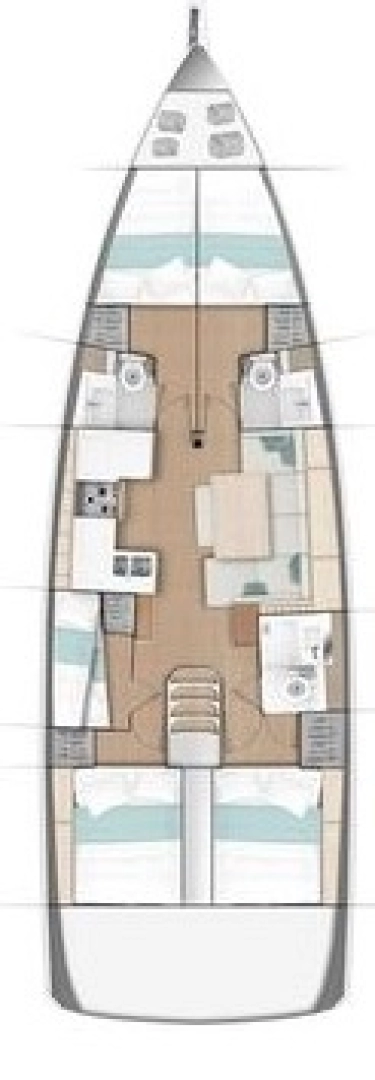 YachtCharter in Gouviá - Jeanneau Sun Odyssey 490 auf SamBoat