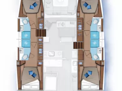 YachtCharter in Road Town - Lagoon Lagoon 46 auf SamBoat