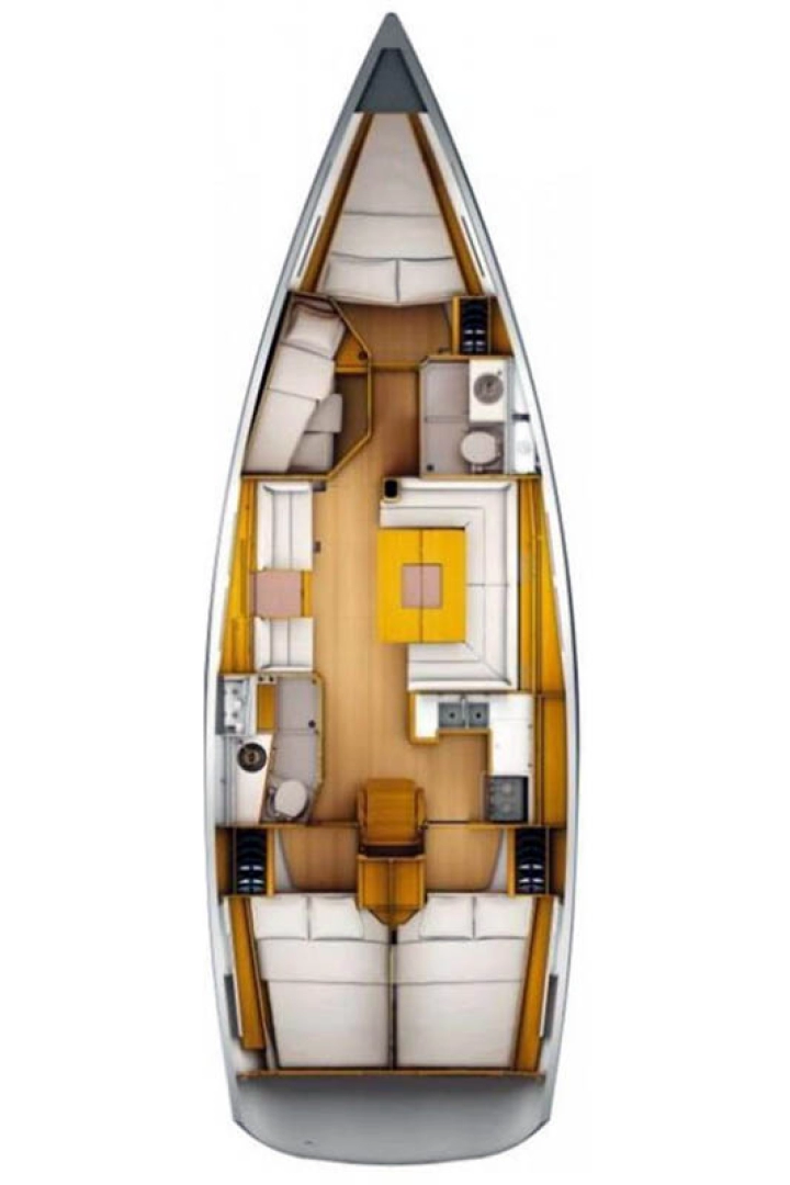 Vermietung Segelboot Jeanneau mit Führerschein