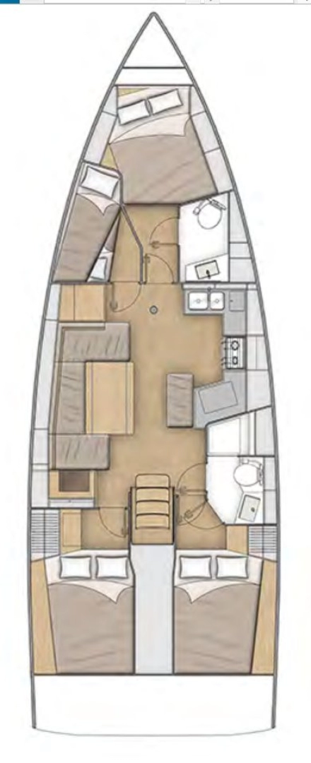 Segelboot mieten in Lavrion - Bénéteau Oceanis 40.1