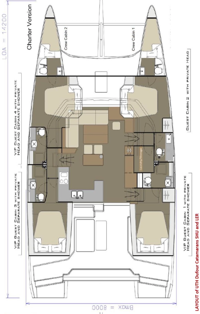 Ein Dufour Dufour Catamarans 48 Sail mieten in Primošten