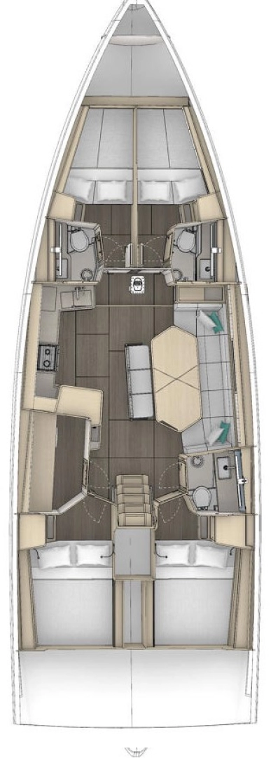 YachtCharter in Sukošan - Dufour Dufour 48 auf SamBoat