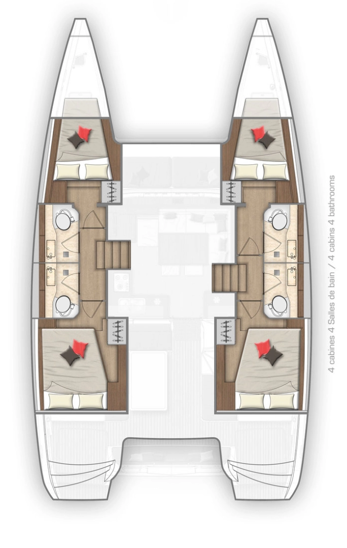 Vermietung Katamaran Lagoon mit Führerschein