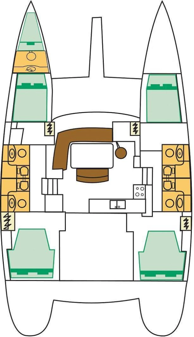 Vermietung Katamaran Lagoon mit Führerschein