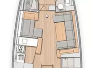 YachtCharter in Kaštela - Bénéteau Oceanis 54 auf SamBoat