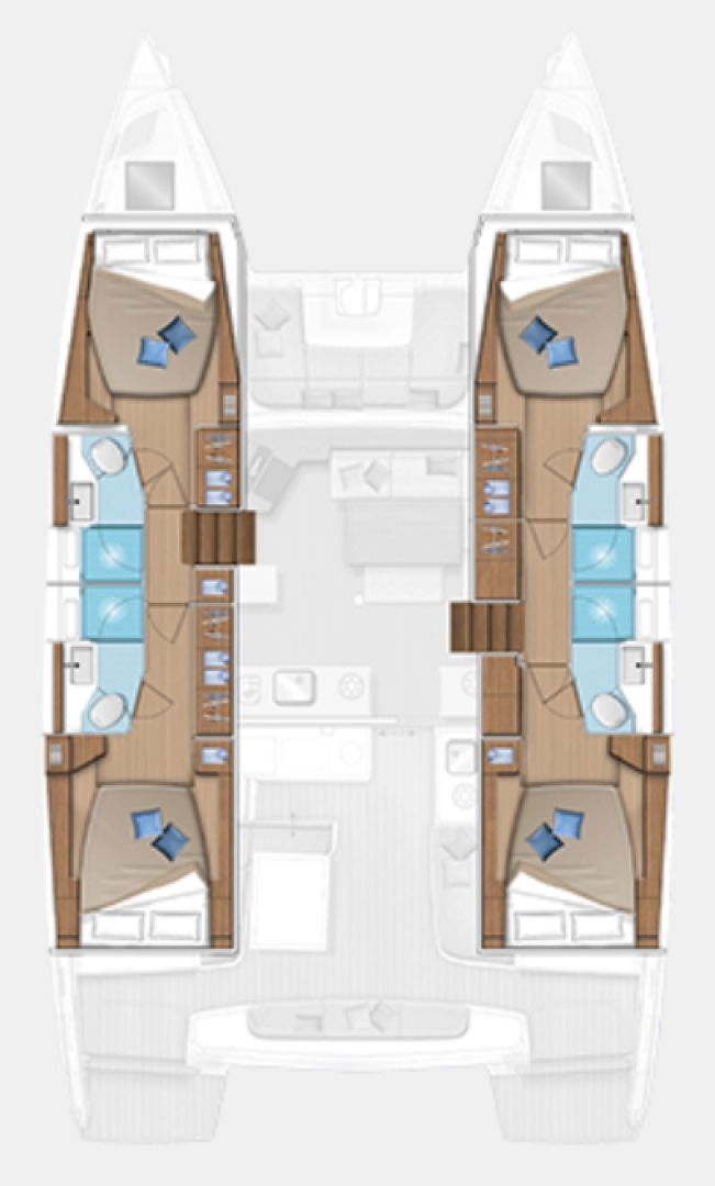 YachtCharter in Road Town - Lagoon Lagoon 46 auf SamBoat