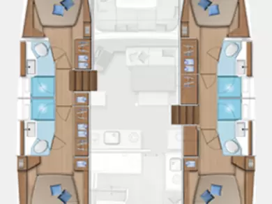 YachtCharter in Road Town - Lagoon Lagoon 46 auf SamBoat