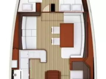 Vermietung Segelboot Jeanneau mit Führerschein