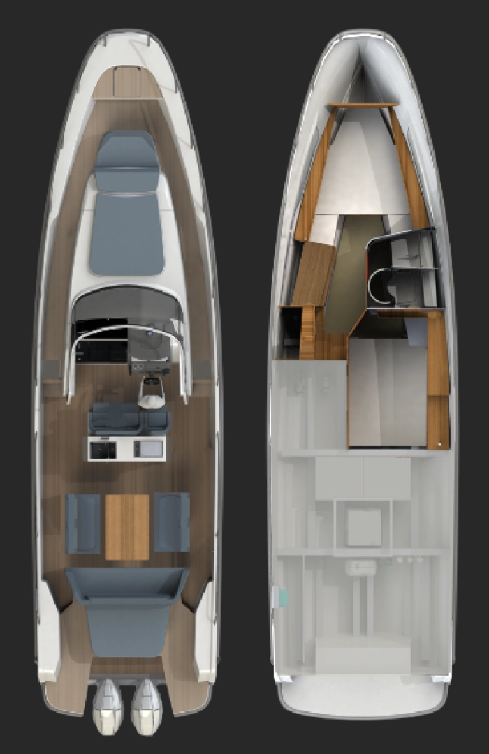 Vermietung Motorboot Nimbus Group mit Führerschein