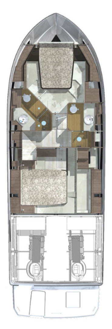 Ein Cranchi Cranchi T43 Eco Trawler mieten in Poltu Quatu