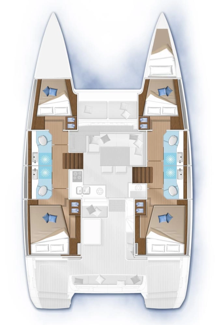 Boot mieten Golfo Aranci günstig Lagoon 40