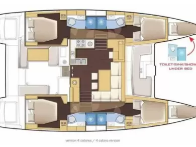 Vermietung Katamaran Lagoon mit Führerschein