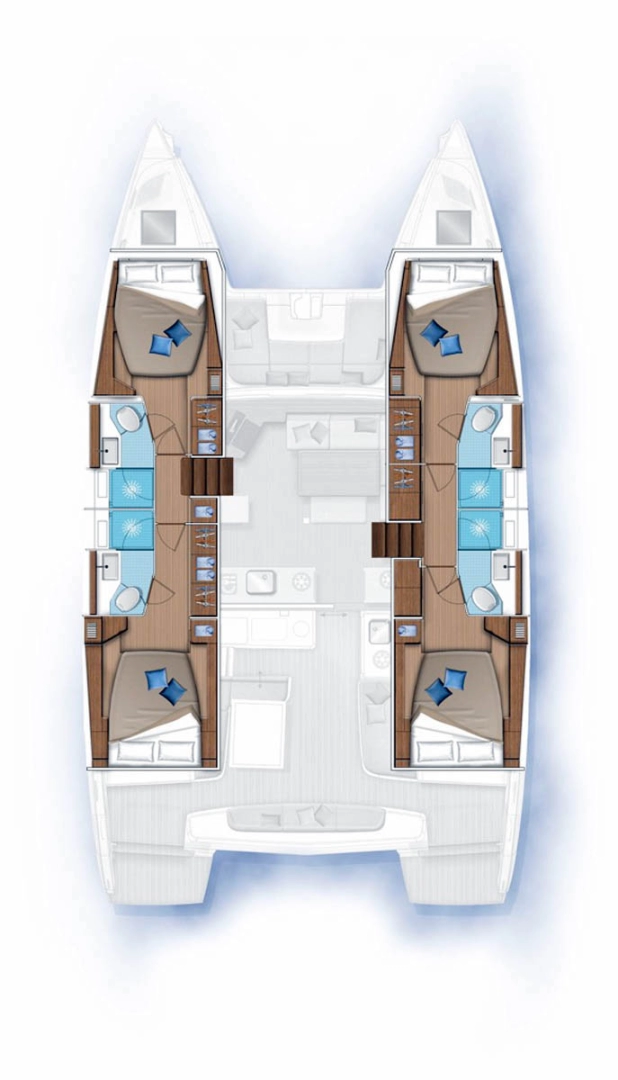 YachtCharter in Ellinikó - Lagoon Lagoon 46 auf SamBoat