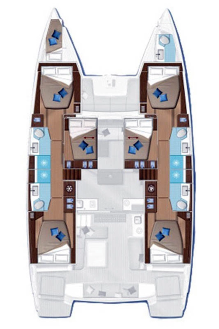 Vermietung Katamaran Lagoon mit Führerschein