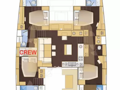 YachtCharter in Ellinikó - Lagoon Lagoon 560 S2 auf SamBoat