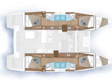 Katamaran mieten in Gouviá - Lagoon Lagoon 46