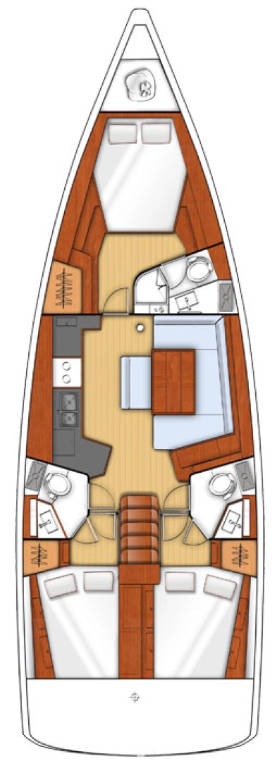 Segelboot mieten in Göcek - Bénéteau Oceanis 45