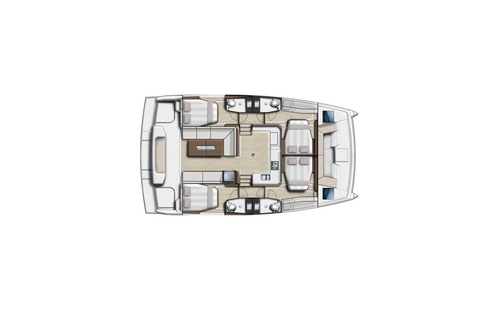 Boot mieten Split günstig Bali Catspace Voile