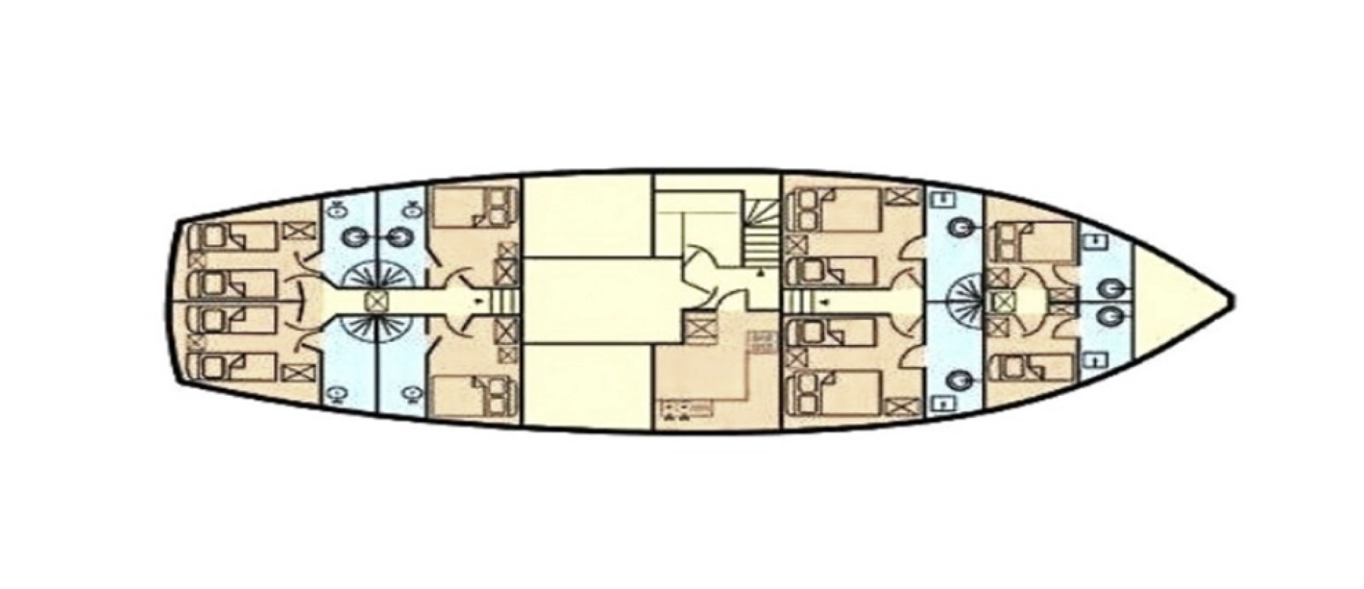 Ein Yener-Yachts Queen of Adriatic mieten in Kaštel Gomilica