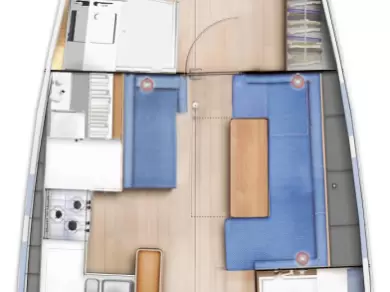 Boot mieten Zadar günstig Sun Odyssey 410