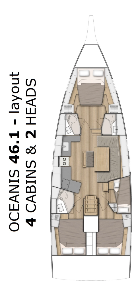 Bénéteau Oceanis 46.1 mieten Pomer