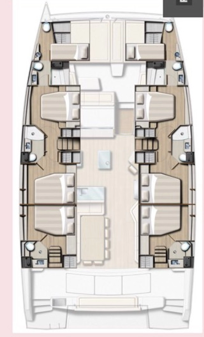 Katamaran mieten in Lefkáda - Bali Bali 5.4