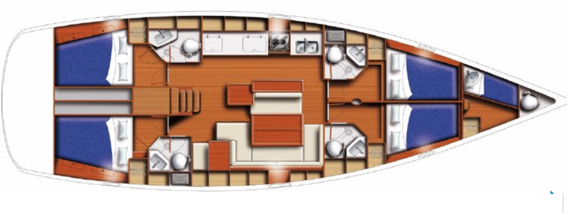 Segelboot mit oder ohne Skipper Bénéteau mieten in Lefkáda