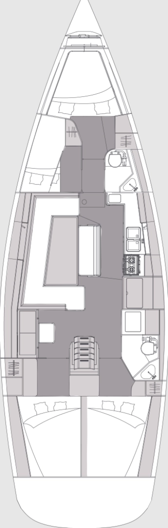 Segelboot mieten in Punat - Elan Impression 45.1