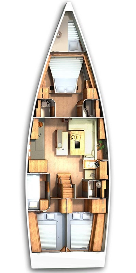 Bootsverleih Hanse Hanse 505 Biograd na Moru Samboat