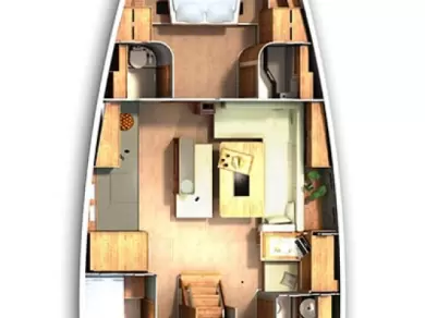 Bootsverleih Hanse Hanse 505 Biograd na Moru Samboat