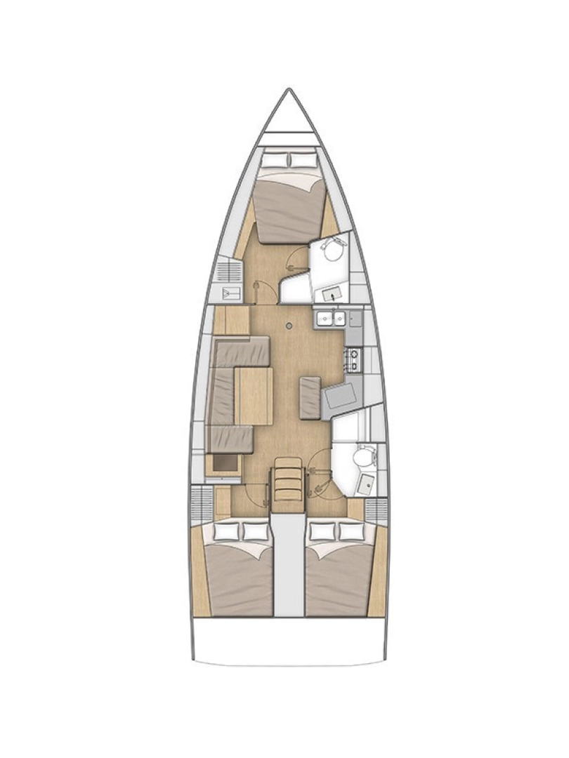 Ein Bénéteau Oceanis 40.1 mieten in Lefkáda