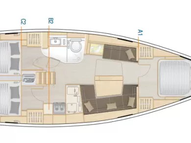 Ein Hanse Hanse 418 mieten in Fethiye