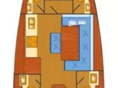 Ein Dufour Dufour 460 Grand Large mieten in Kaštela