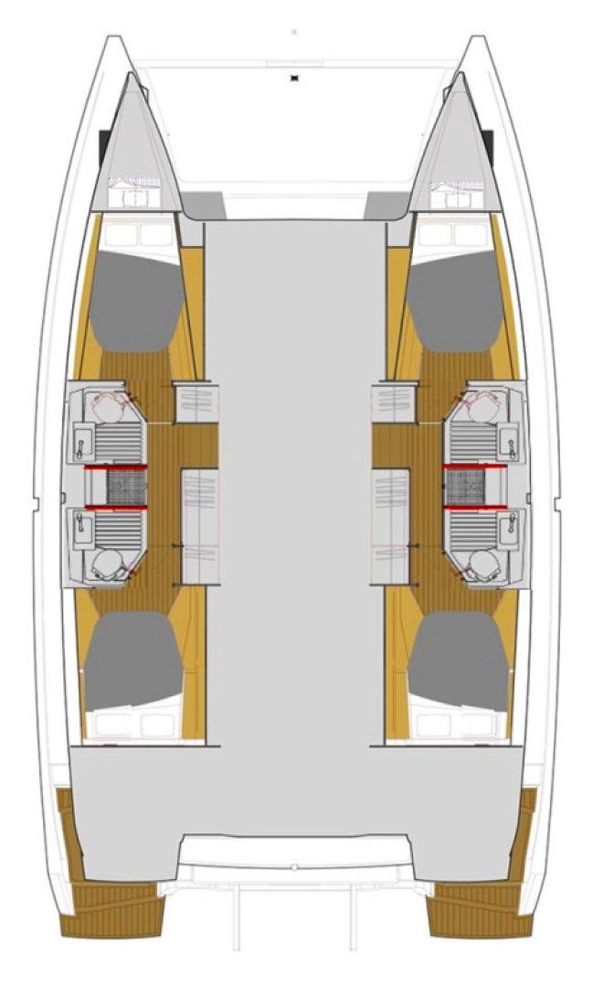 Vermietung Katamaran Fountaine Pajot mit Führerschein