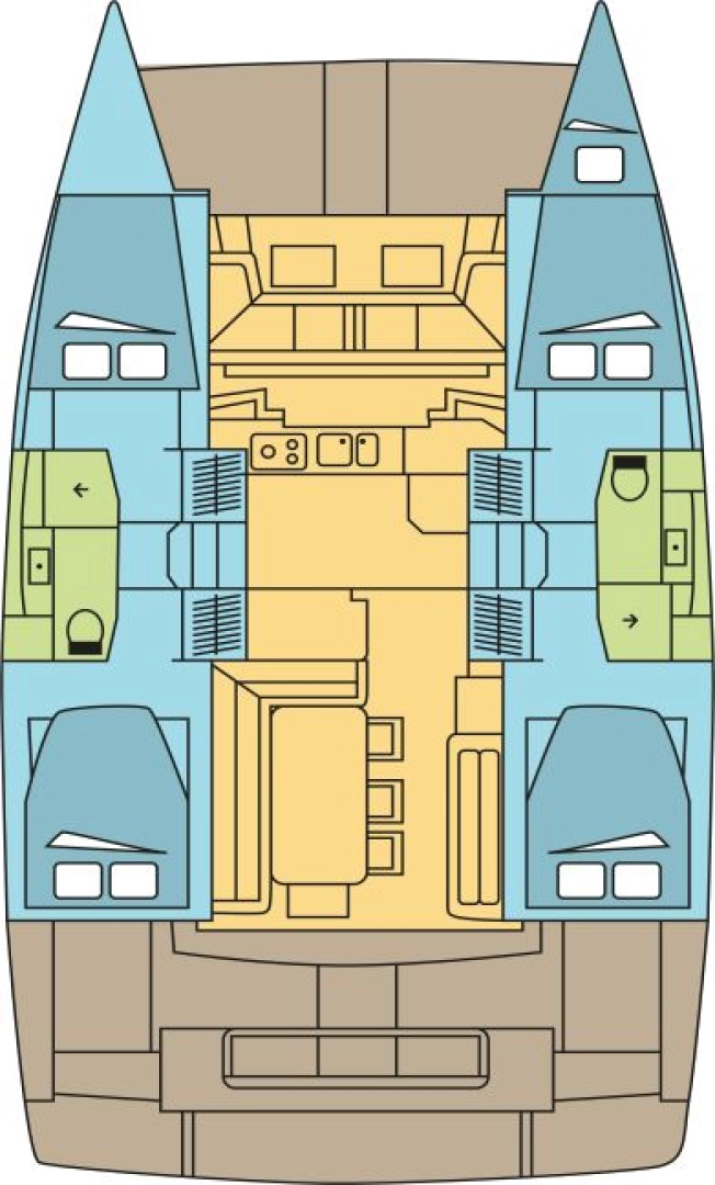 Boot mieten Saint Thomas günstig Bali 4.2