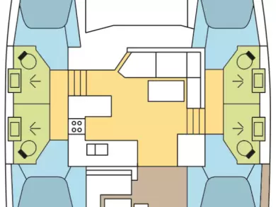 Katamaran mieten in Bas du Fort - Fountaine Pajot Astrea 42
