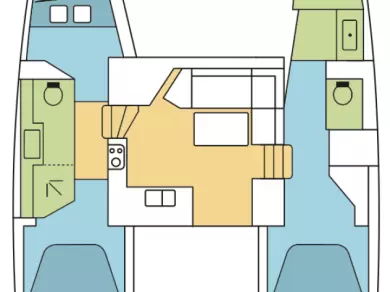 Vermietung Katamaran Fountaine Pajot mit Führerschein