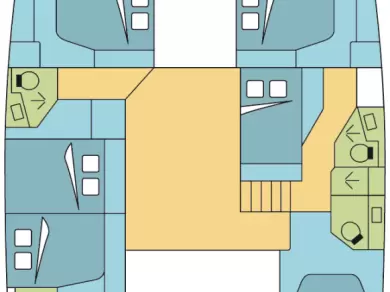 YachtCharter in Mai Khao - Fountaine Pajot Saba 50 auf SamBoat