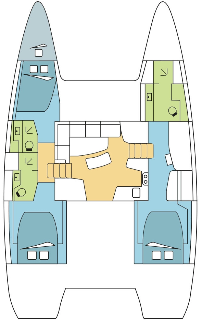 Vermietung Katamaran Lagoon mit Führerschein