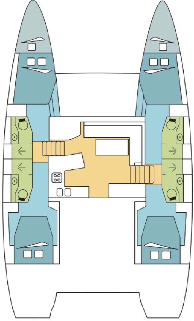 YachtCharter in La Paz - Lagoon Lagoon 450 F auf SamBoat