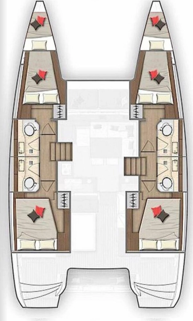 Vermietung Katamaran Lagoon mit Führerschein