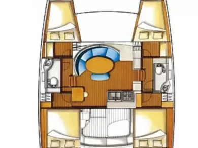 Vermietung Katamaran Lagoon mit Führerschein