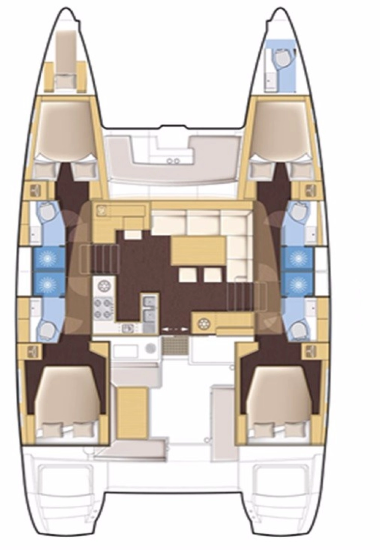 Boot mieten Álimos günstig Lagoon 450 F