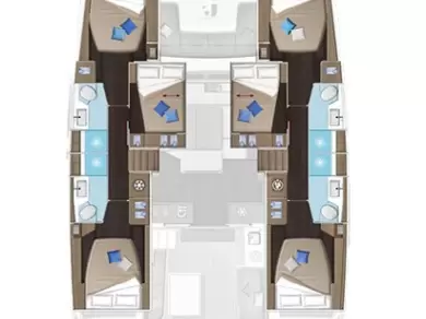 Boot mieten Álimos günstig Lagoon 51