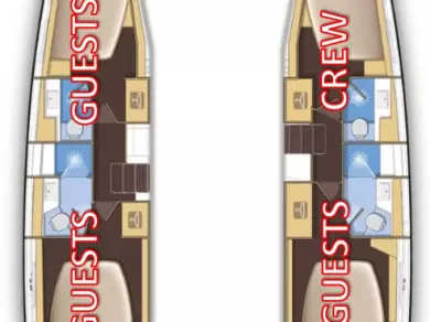 Boot mieten Split günstig Lagoon 42