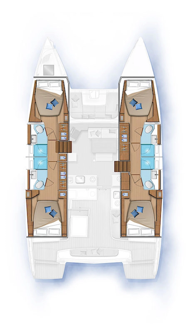 Katamaran mit oder ohne Skipper Lagoon mieten in Sukošan