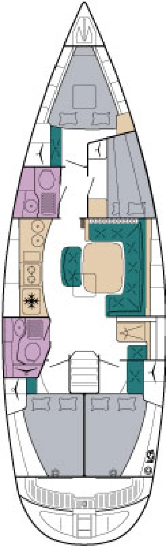 Vermietung Segelboot Bavaria mit Führerschein