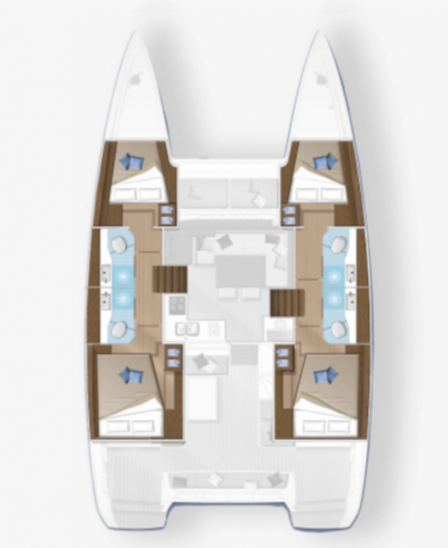 Boot mieten Gouviá günstig Lagoon 40