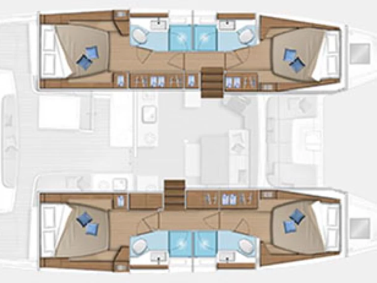 Katamaran mit oder ohne Skipper Lagoon mieten in Álimos