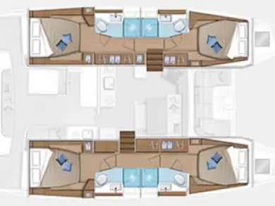 Katamaran mit oder ohne Skipper Lagoon mieten in Álimos